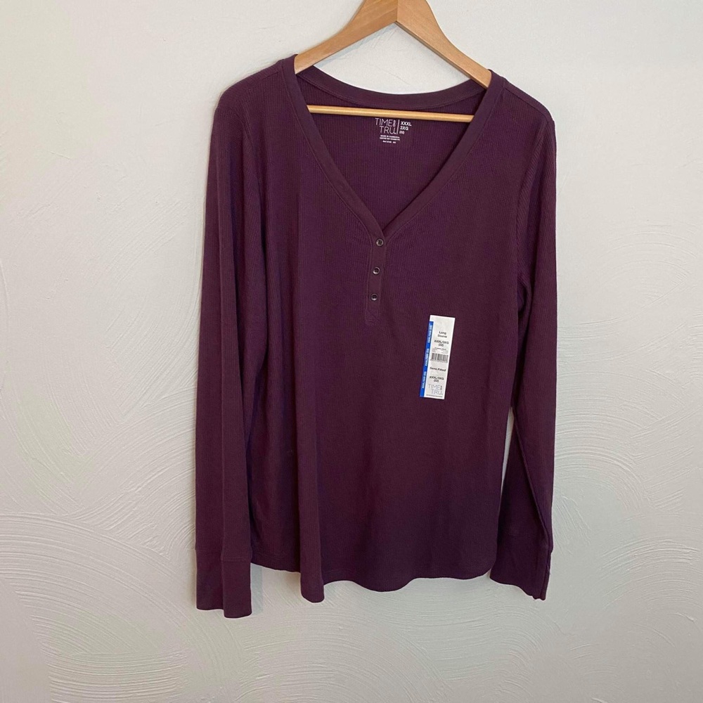 Women’s Waffle Knit Henley